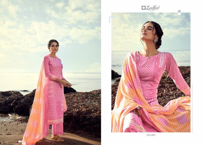 Zulfat Waves Cotton Printed Fancy Ethnic Wear Designer Dress Material Collection